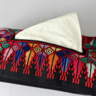 Håndbroderet napkin holder fra Betlehem