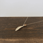 Zaytouna halskæde m. oliventræ-perle | Sterlingsølv