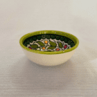 Lille håndlavet keramikskål fra Palæstina - velegnet til servering af oliven.