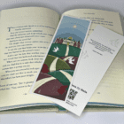 Bogmærke designet af en palæstinensisk kunstner Nada Alkhatib fra Gaza