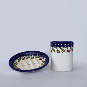 Keramik badeværelsessæt | Blå