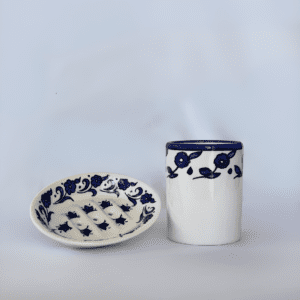 Keramik badeværelsessæt | Royal blå