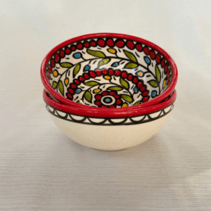 Keramikskål fra Al-Khalil / Hebron | Rød Keramikskål fra Al-Khalil / Hebron | Rød