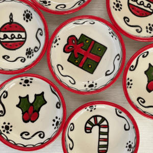 Håndlavet keramik juleskåle