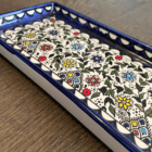 Håndlavet keramik serveringsfad fra Al-Khalil / Hebron Håndlavet keramik serveringsfad fra Al-Khalil / Hebron