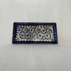 Håndlavet keramik serveringsfad fra Al-Khalil / Hebron med traditionelt palæstinensisk mønster.