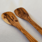 Sæt med håndlavede køkkenredskaber i oliventræ fra Betlehem