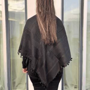 Palæstinensisk Pure Black Hirbawi® Kufiya