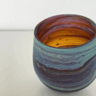 Mundblæst lille vandglas fra Al-Khalil / Hebron Mundblæst lille vandglas fra Al-Khalil / Hebron