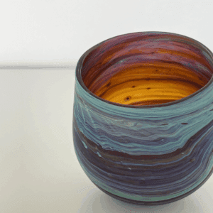 Mundblæst lille vandglas fra Al-Khalil / Hebron Mundblæst lille vandglas fra Al-Khalil / Hebron