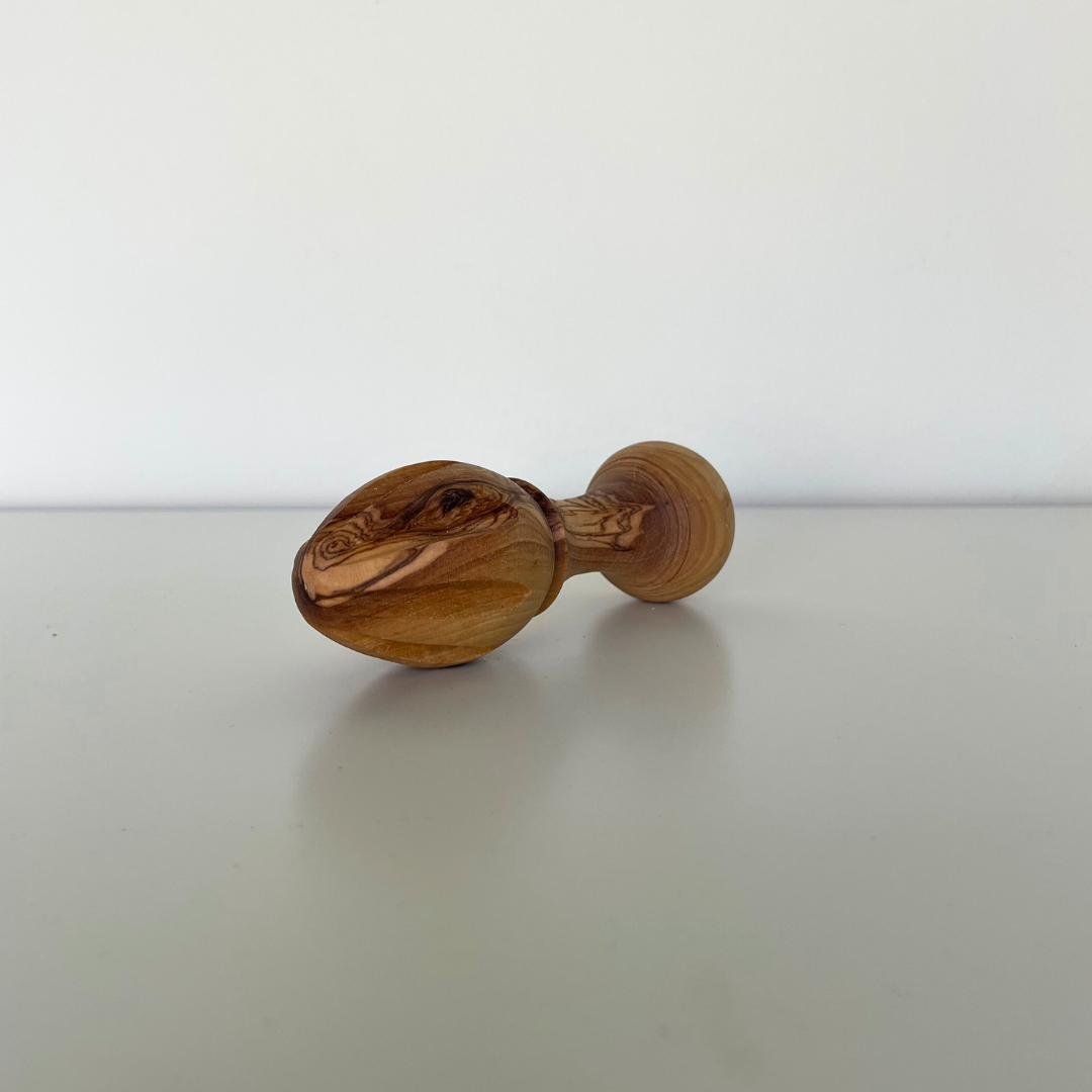 Håndlavet citronpresser af oliventræ fra Betlehem i Palæstina