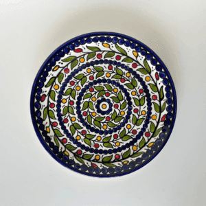 Keramik serveringsfad / tallerken fra Al-Khalil / Hebron Keramik serveringsfad / tallerken fra Al-Khalil / Hebron