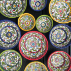 Håndlavede keramik fra Hebron på Vestbredden i traditionel mønster