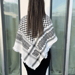 Palæstinensisk Black & White Hirbawi® Kufiya