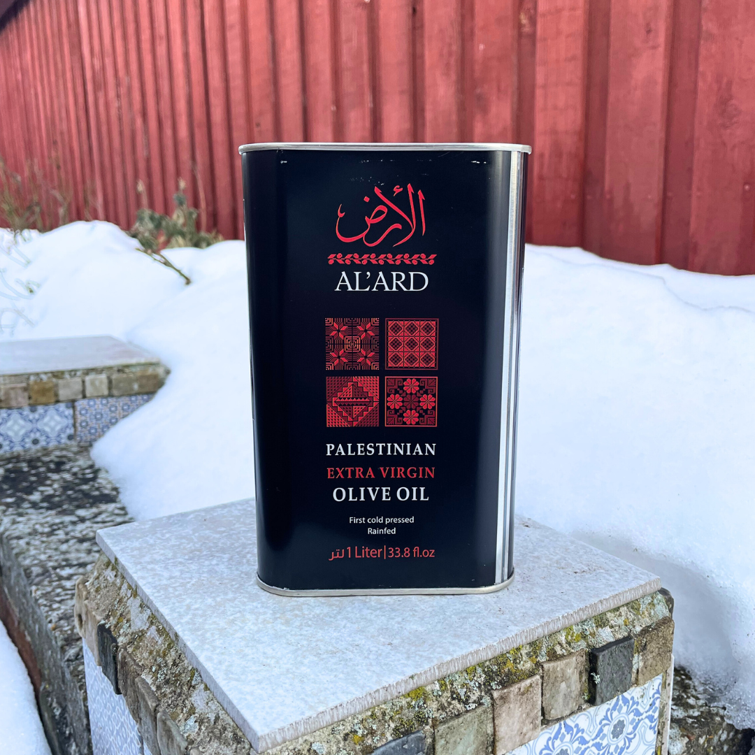 Ekstra jomfru olivenolie fra Palæstina 1 l – håndhøstet og koldpresset Ekstra jomfru olivenolie fra Palæstina 1 l – håndhøstet og koldpresset