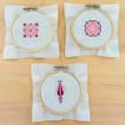 Tatreez Begynder Kit - palæstinensisk korssting broderisæt til nybegyndere